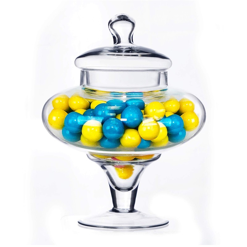 CYS EXCEL 10" Glass Apothecary Jars (Pack of 2) |