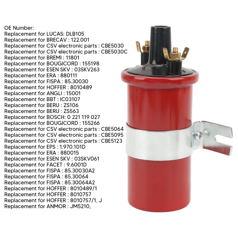 12V Sports Coil DLB105 Electronic Ignition Coil High Power Performance