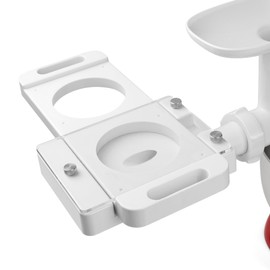 Besuerte Burger Press Patty Maker, Auto Hamburger Patty Maker with 5 Adapter Tubes Compatible With Kitchenaid Food Grinder Attachment and LEM Meat Grinders