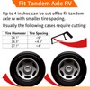OULEME RV Leveling Blocks, Camper Trailer Leveler, 2 Packs for