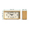 NEWGATE® Lemur Alarm Clock | Rectangular Design | Bamboo case