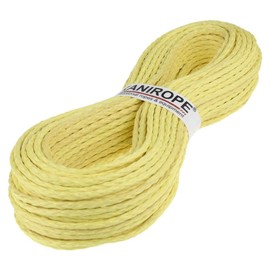 Kanirope® Aramid Rope Arabraid 3 mm 20 m Yellow 8-Way Braided