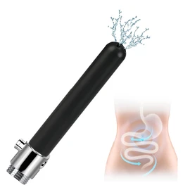 1 Piece Shower, Shower Attachment Shower, Shower System with Water Flow Regulator, Intestinal Cleansing for Men and Women, Personal Hygiene Shower Head, Autoclavable, Enema with 5 Holes