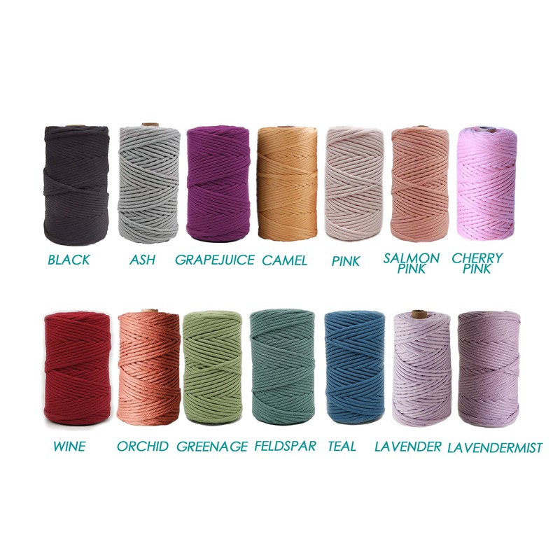Cuerda de macramé de 4 mm 110 Y de 1/6