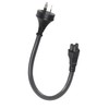 Clover Lead Cable IEC C5 Power Supply Cord 3 prongs