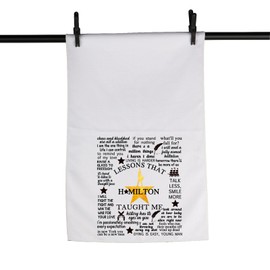 MNIGIU Musical Inspired Gift Musical Quote Gift Musicals Dish Kitchen Towel for Theatre Fan (Hami Towel)