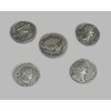 Ancient Roman Coins from the Gaius Julius Caesar Period Silver-Plated