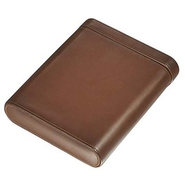 Visol Larsen Brown Leather Five Cigar Travel Case