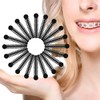Rubber Bands for Braces, 1040 Pcs Black Orthodontic Ligature Ties