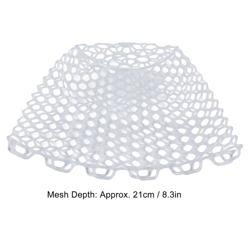 Fly Fishing Landing Net Collapsible Clear Rubber Replacement Bag for