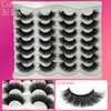 etokdos Mink Lashes Cat Eye C Curl Fluffy Eyelashes Mink