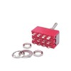 mxuteuk 2pcs MTS-403 12 Terminal 3 Position 4PDT Mini Miniature