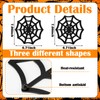 Meanplan 2 Pack Cast Iron Trivet Halloween Gothic Cobweb Trivet