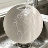 304 stainless steel cutting board mat, heavy-duty solid round double-sided