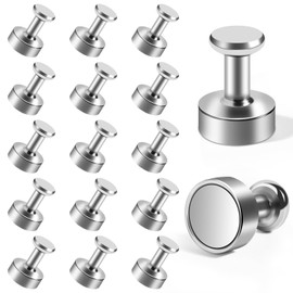 Magnets Magnetic Pins, Strong Magnets, Neodymium Magnets, Securing Papers to Boards, Chalkboards, Fridges, Etc., Set of 25