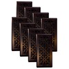 Decor Grates AGH410-RB-8 Gothic Floor Register 4x10 Inches, 8 Pack,
