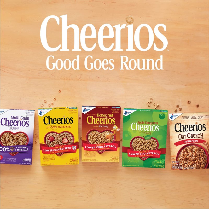 Cheerios Multi Grain, Breakfast Cereal, Gluten Free, Whole Grain Oats,