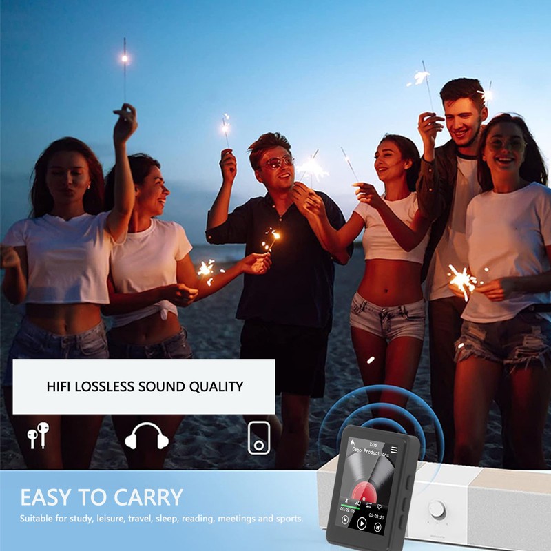 MP3 MP4 Player 2.4 Inch Full Touch Screen HiFi Stereo