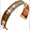 Gangesindia Copper Bracelet 'Om Namah Shivaya'