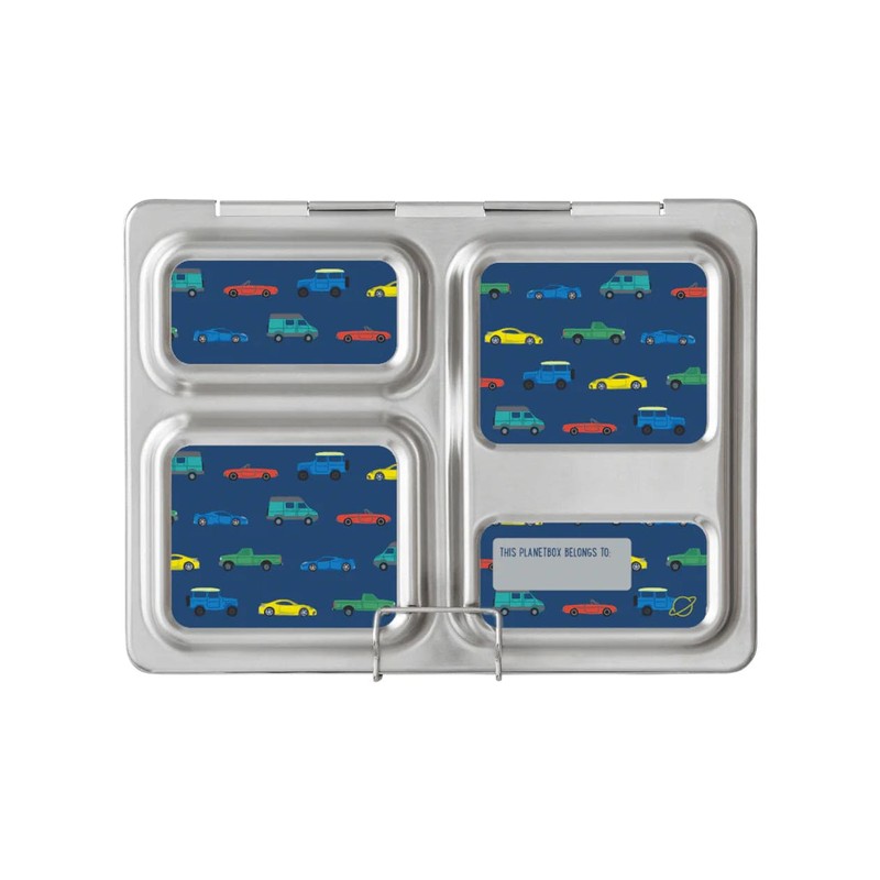 Planetbox LAUNCH Lunch Box Kits (Box, Containers, Magnets), Blossom Tie