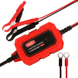 Weego Battery Tender: 6V/12V Trickle Charger for Cars, Motorcycles, & More - USA-Engineered Safe Battery Maintainer with Overcharge Protection & Desulfator - Water, Dirt, & Dust Resistant (BCM1)