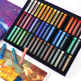 Paul Rubens Oil Pastels, 50 Colors, 51 Piece Set, Soft Pastel, Oil Pastel, Art Supplies, Drawing Set for Sketching, Painting, Oil Painting, Coloring (Set of 50 Colors, 51)