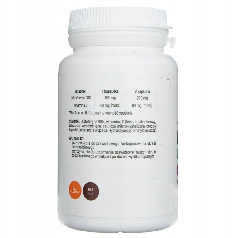 Aliness Lactoferrin Capsules for Liver & Bones Health - LFS