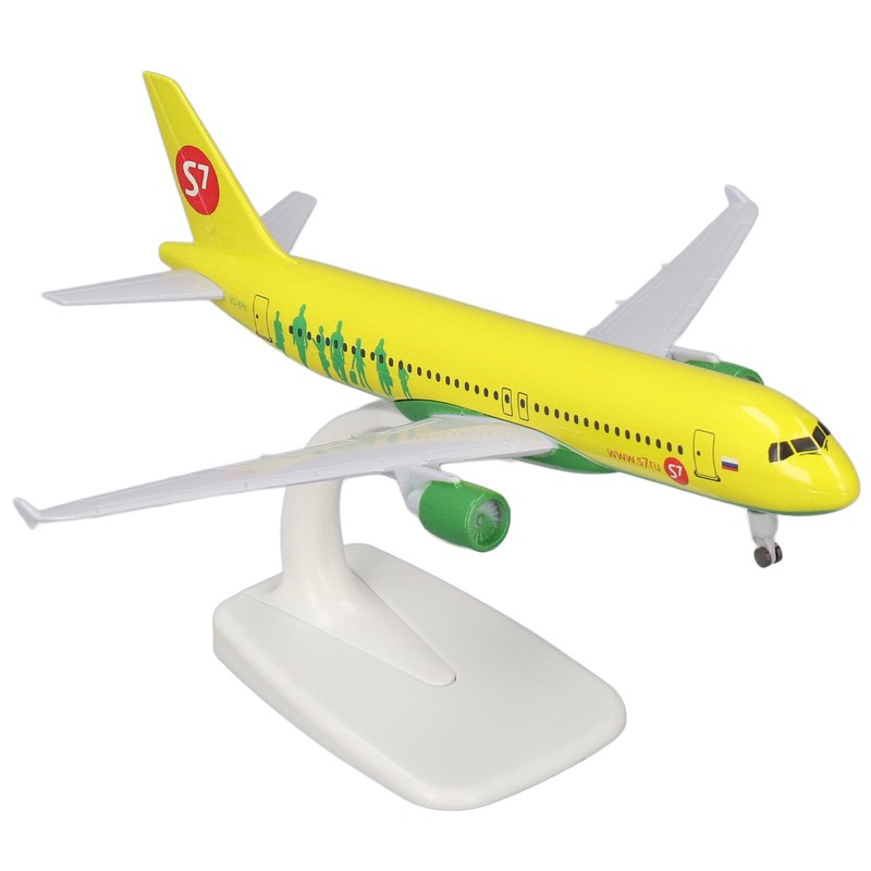 Aircraft Model Detachable Alighting Carriage Decoration Yellow Alloy Plane Model
