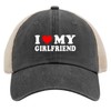 I Heart My Girlfriend I Love My Girlfriend GF hat