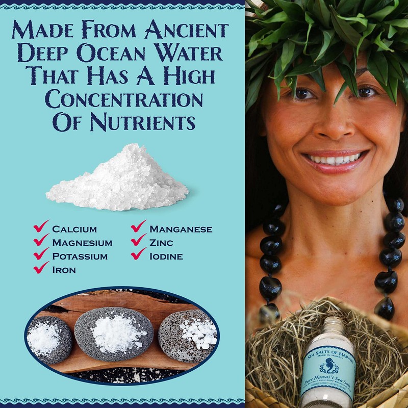 Sea Salts Of Hawaii Uahi Black Hawaiian Sea Salt, 4.5