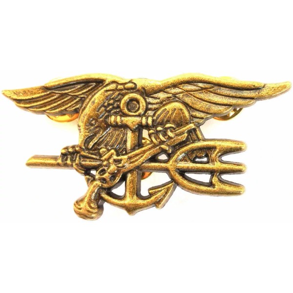 US Navy SEALS Special Warfare SEAL Team Trident Insignia ANTIQUE