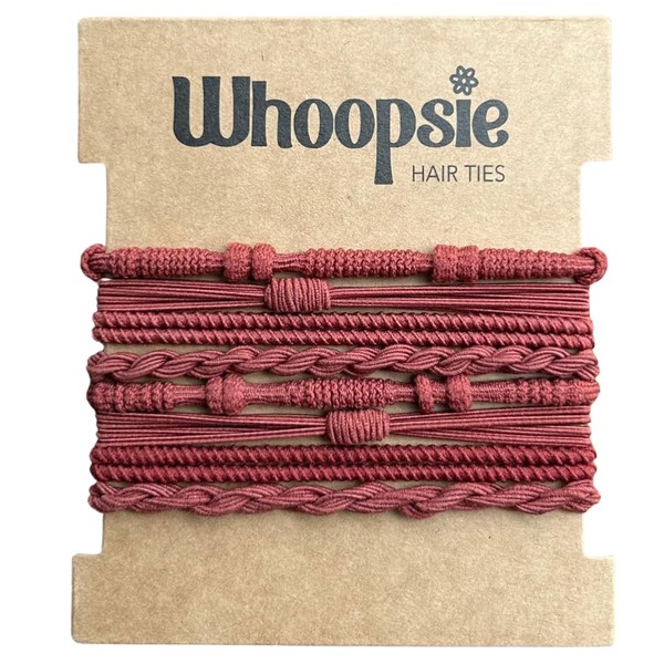 Whoopsie Love Me Red Hair Tie Bracelets, Hair Ties with