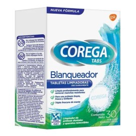 Corega Tabs 3 Minutos Tabletas Limpiadoras Efervescentes 30