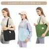 Women's Fabric Bags Tote Bag Plain Shoulder Bag Lightweight Large