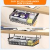 ENONCI Under Desk Drawer, Slide Out Design,No Drill Metal Under