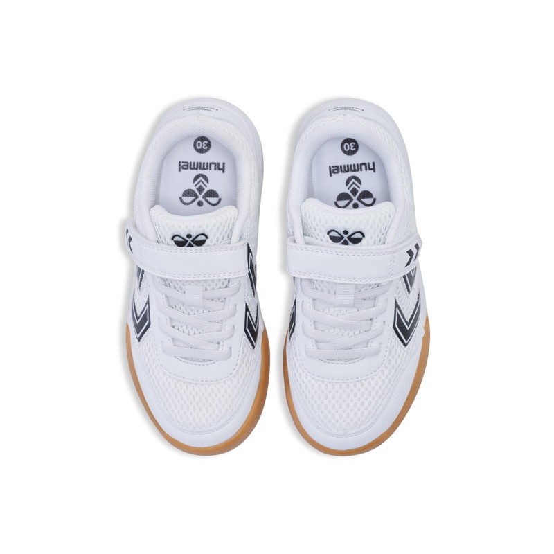 hummel MULTIPLAY Flex VC JR - Scarpe da Ginnastica, White/Black,