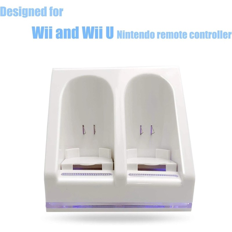 Unbranded New Rechargeable Battery Packs with Charger for Wii &