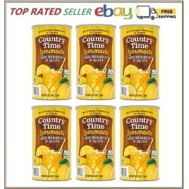 Country Time 6 Pack - Country Time Powdered Lemonade Drink Mix 82.5 oz. - Lemonade