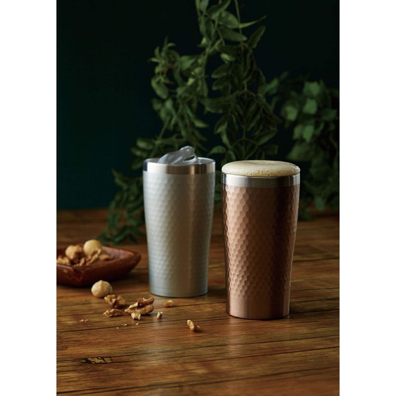 Maehata 29827 Thermo Tumbler, Pair of Silver & Bronze, Vacuum