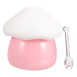 Baluue 5sets Lotion Dispenser Lid Refillable Lip Balm Containers Cosmetics Jar Pink Travel Cream Tube