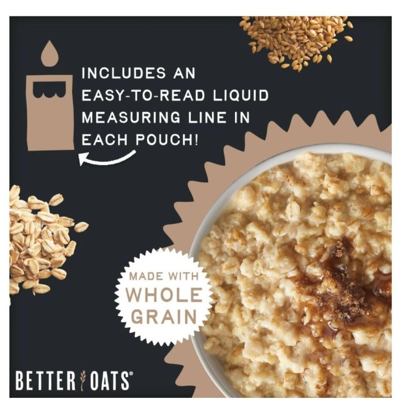 Better Oats Instant Oatmeal Apples & Cinnamon 9.8 ounce (