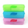 com-four® 3X Brotdose für unterwegs - Lunch-Box mit Trennwänden -