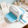 Manual Die Cutting Machine for Card Making, 6in Openning(Blue)