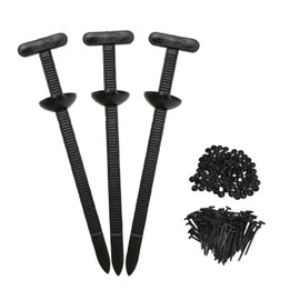 Nylon Universal Cable Tie Buckle: Automotive Zipper Clips- 50PCS Heavy Duty Self-Locking Zip Ties with Push-Button Clip and Pin Lock Design,Automotive Plastic Fasteners Tool for Auto/Car Repair