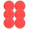 Pyrex 7201-PC 4-Cup Red Food Storage Replacement Lid (6-Pack) -