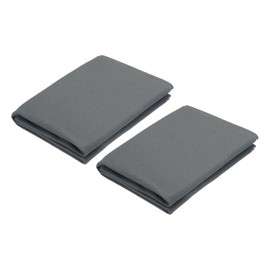 QUARKZMAN Grey Speaker Mesh Grill Fabric Stereo Box Fabric Dustproof Fabric 40 x 63 Inches Pack of 2