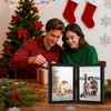FOREV 4x6 Double Picture Frame Wooden Hinged Photo Frame Definition
