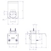 ToMTuR Stainless Steel Pull-Lock Furniture Clasp / Handle Catch Lock