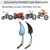 X AUTOHAUX 1set Universal Motorcycle Rear View Mirrors Adjustable Bar