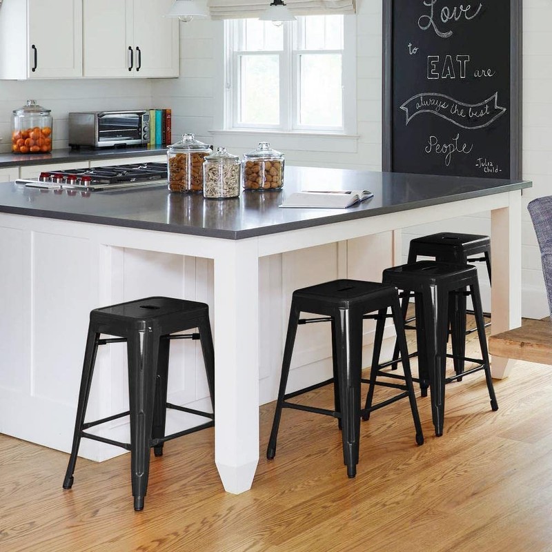Yaheetech Yaheetech 24 inch barstools Set of 4 Counter Height